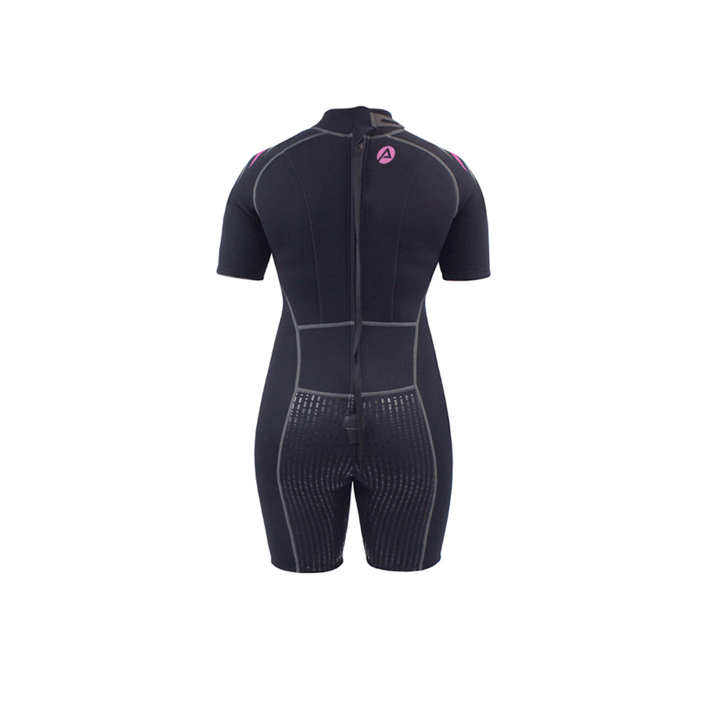 Aqualine 2.5mm neoprene shorty wetsuit for women