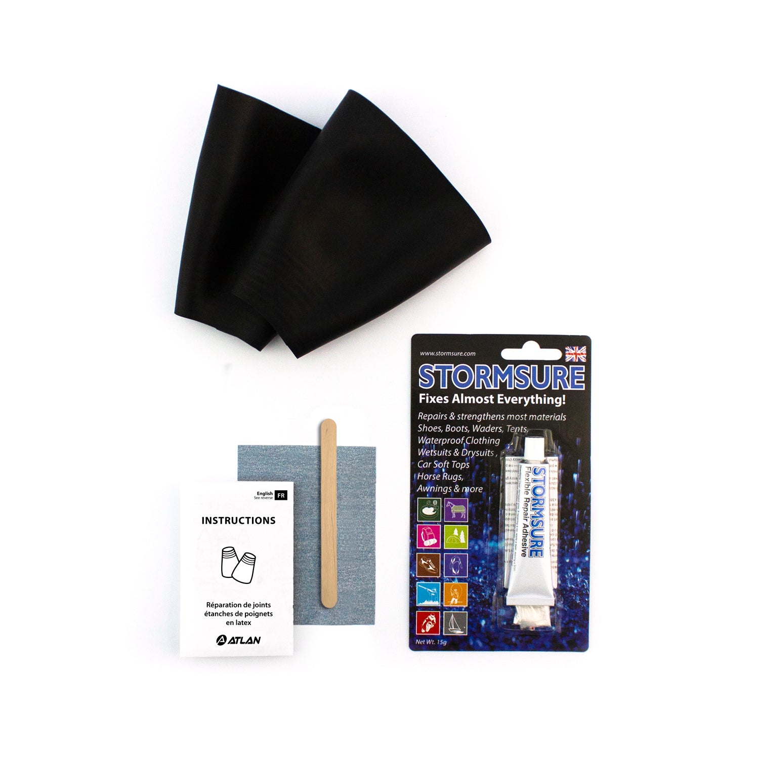 Ensemble de réparation de joints de poignets en latex