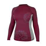 Chandail dermoprotecteur (rashguard) doublé long pour femme