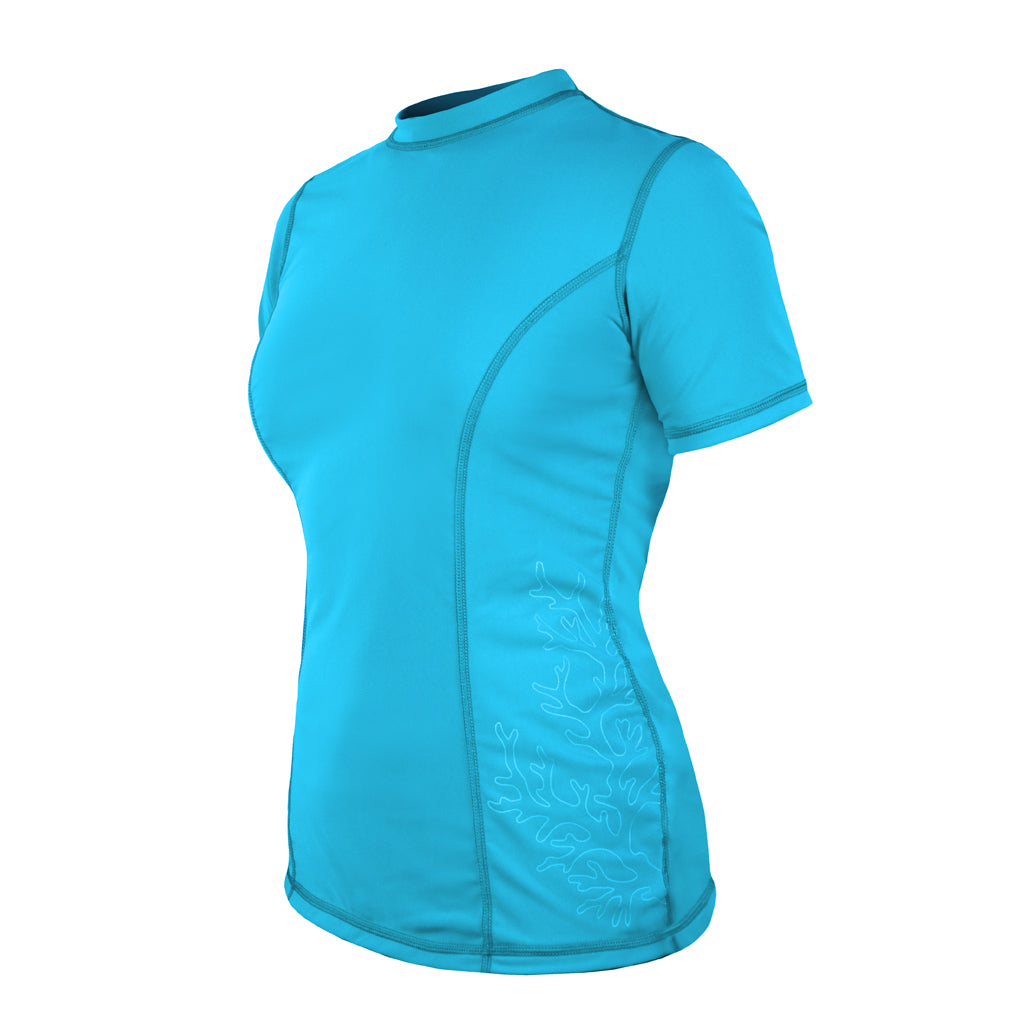 Chandail dermoprotecteur (rashguard) court pour femme