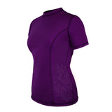 Chandail dermoprotecteur (rashguard) court pour femme