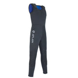 3mm neoprene overalls for children with Velcro shoulders